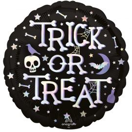 18 INCH TRICK OR TREAT IRIDESCENT FOIL 4316301 026635431637