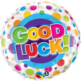 18 INCH GOOD LUCK COLOURFUL DOTS