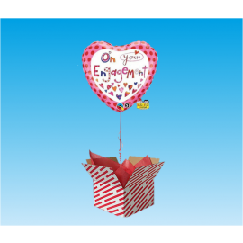 ON YOUR ENGAGEMENT 18 INCH BALLOON IN A BOX