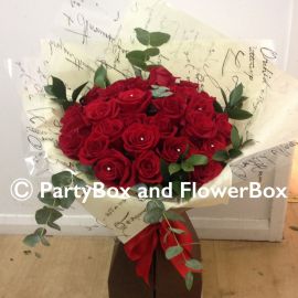 24 RED ROSES