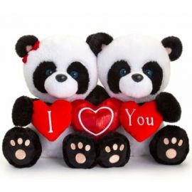 SV3359 20CM HUGGING PIPP THE PANDA WITH HEARTS