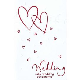 RUBY WEDDING ACCEPTANCE 24S