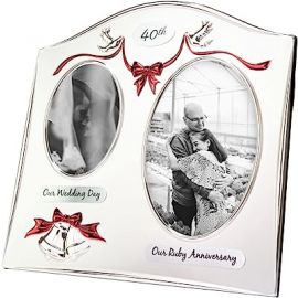 OUR RUBY WEDDING ANNIVERSARY PHOTO FRAME 5017224221338