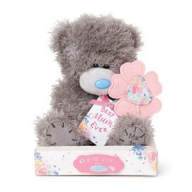 BEST MUM FLOWER AND TAG PLUSH