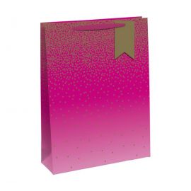PINK OMBRE LARGE GIFT BAG 29835-2C 5033601493440