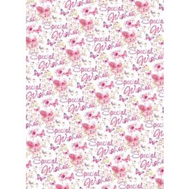 SPECIAL WISHES WRAPPING PAPER 1 SHEET