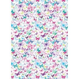 BUTTERFLY WRAPPING PAPER 1 SHEET