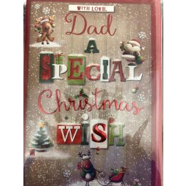 CHRISTMAS CARDS GREAT DAD CODE M 