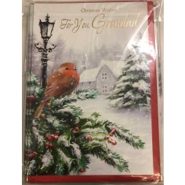CHRISTMAS CARD TRADITIONAL GRANDAD