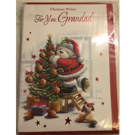 CHRISTMAS CARD CUTE GRANDAD