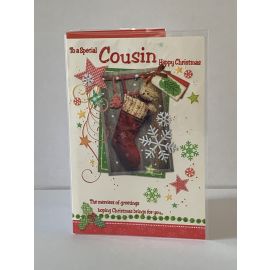 CHRISTMAS CARD CUTE COUSIN CODE 75 