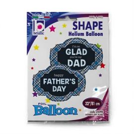 32 INCH FATHERS DAY PLAID 25098 8055513250987
