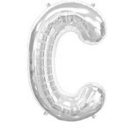 16 INCH AIR FILL SILVER LETTER C