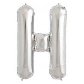 16 INCH AIR FILL SILVER LETTER H